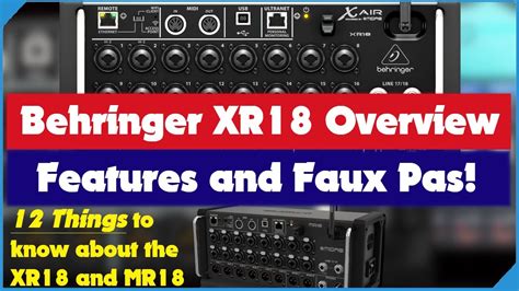 mr18 vs xr18|12 Things to Know About the XR18 .